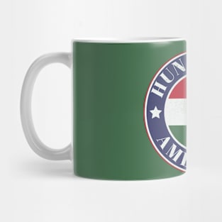 Proud Hungarian-American Badge - Hungary Flag Mug